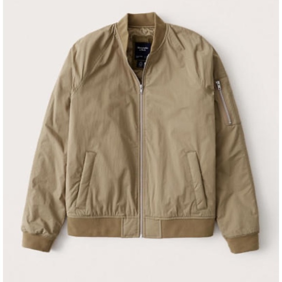 Abercrombie Fitch Mens Military Bomber 